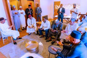 VP Shettima Pays Condolence Visit To Buhari's Family In London